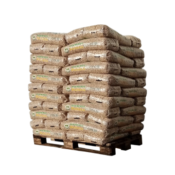 Bioenergie Holzpellets DIN Plus / EN Plus A1 – Palette mit 66 Säcken à 15 kg (990 kg), Nadelholz, Deutschland