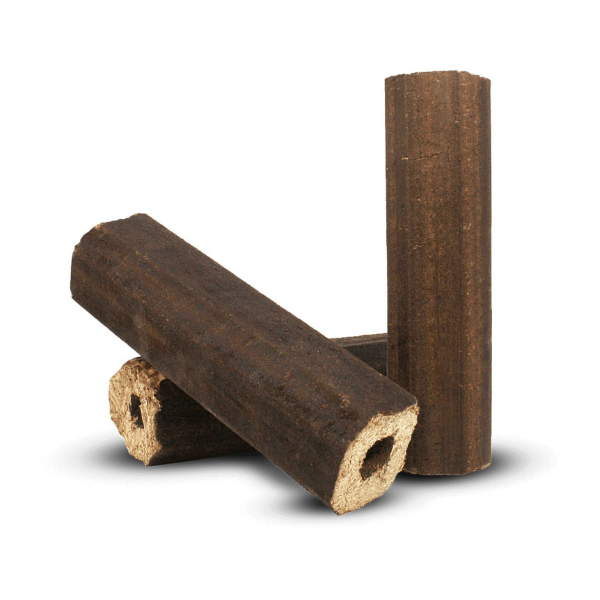 Heizfuxx PiniKay Quadro Hartholzbriketts – 960 kg Palette (96 × 10 kg)