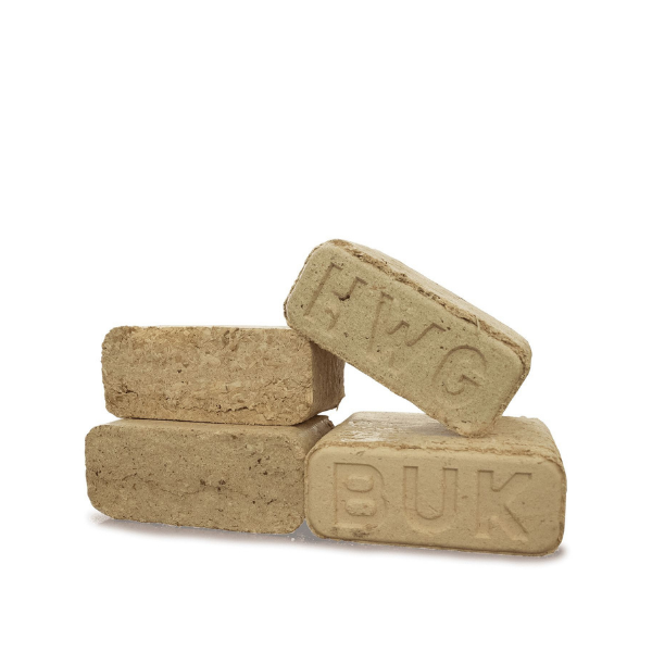 Heizfuxx RUF Classic White Hartholzbriketts – 960 kg Palette (96 × 10 kg)