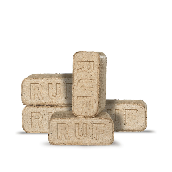 Heizfuxx RUF Original Blue Holzbriketts – Hochverdichtete Hartholz-Briketts