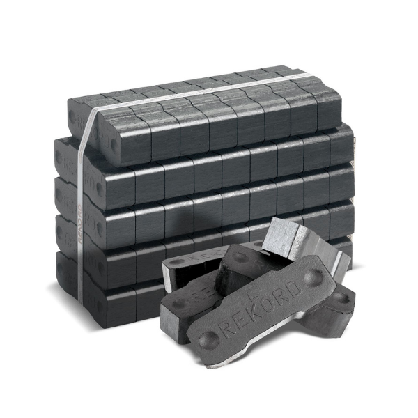 Rekord Braunkohlebriketts – 1000 kg Palette (40 × 25 kg)