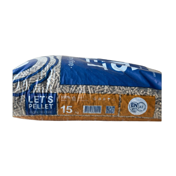 ENplus A1 Holzpellets – 1050 kg Palette (70 × 15-kg-Säcke) – Premium Holzpellets für Pelletheizungen