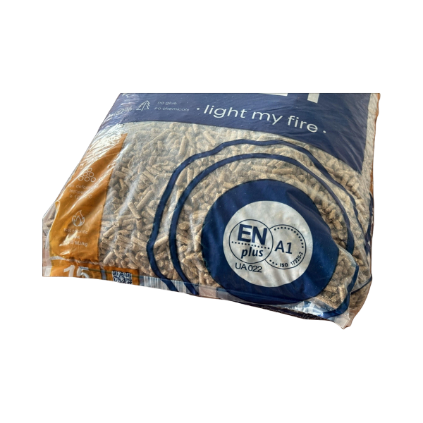 ENplus A1 Holzpellets – 1050 kg Palette (70 × 15-kg-Säcke) – Premium Holzpellets für Pelletheizungen
